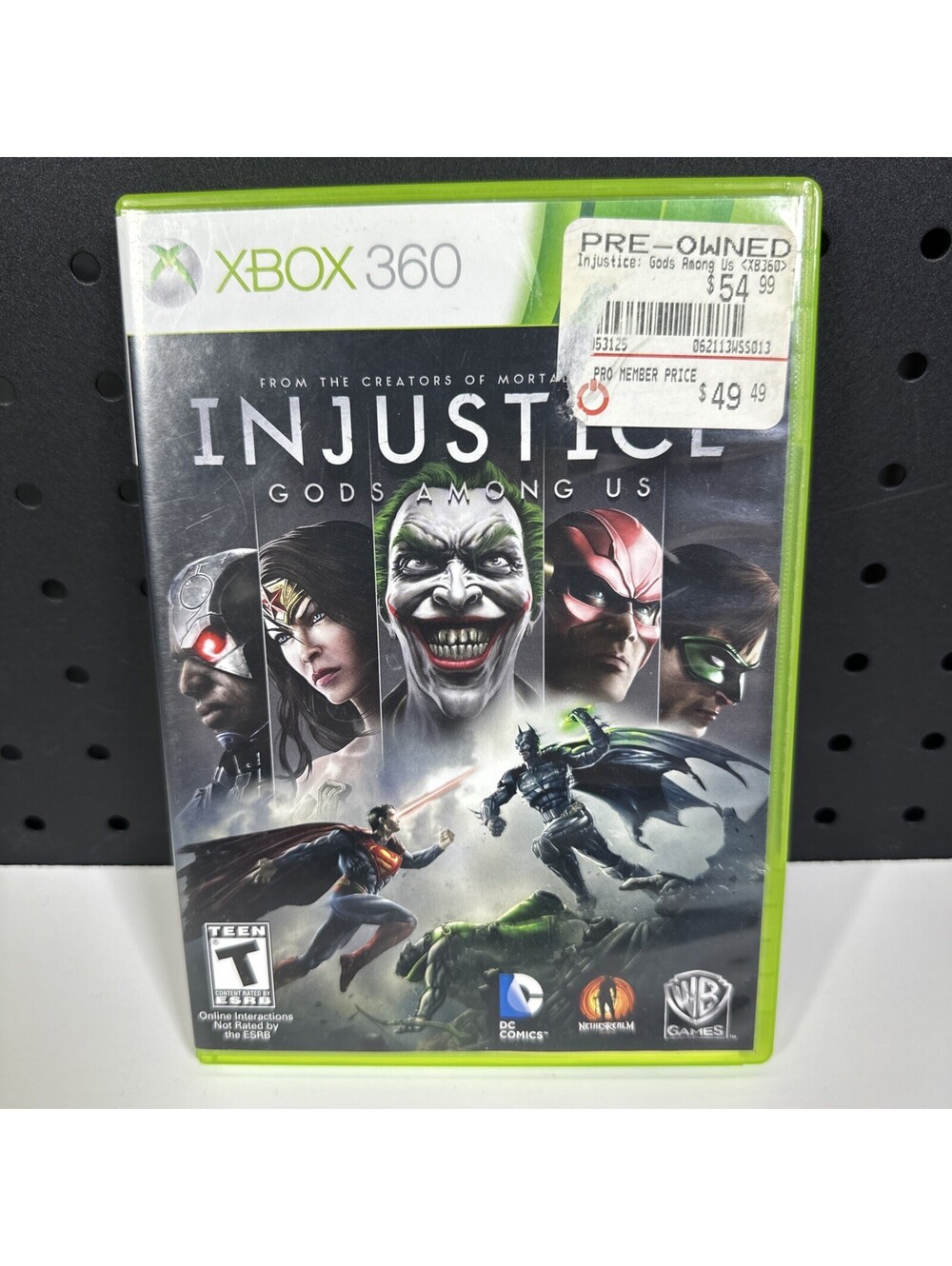 Injustice Gods Among Us Xbox 360 Complete Game Tested